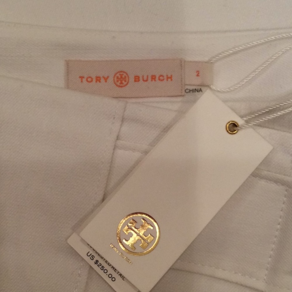 NWT Tory Burch Denise Faux-Wrap Denim Denise Skirt - Picture 6 of 7